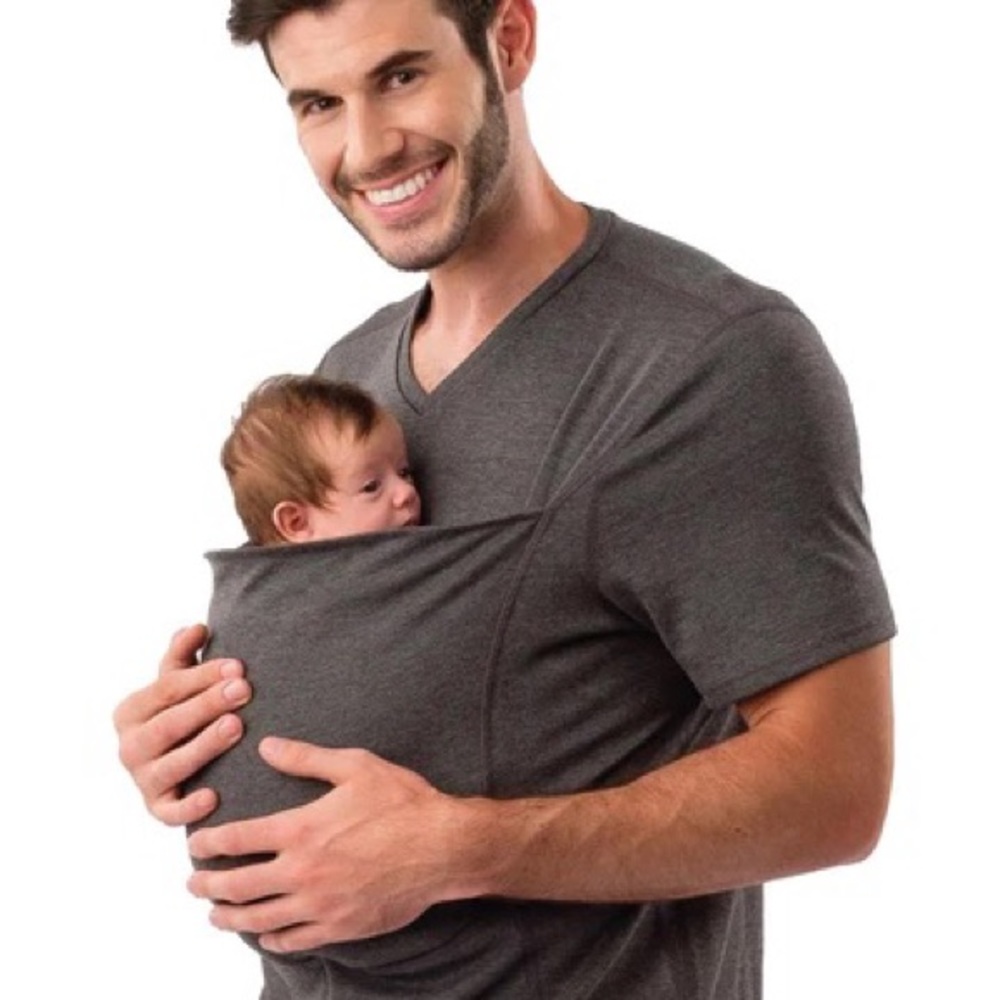 Lalabu Dad Shirt (Simple grey, Large, brand new)